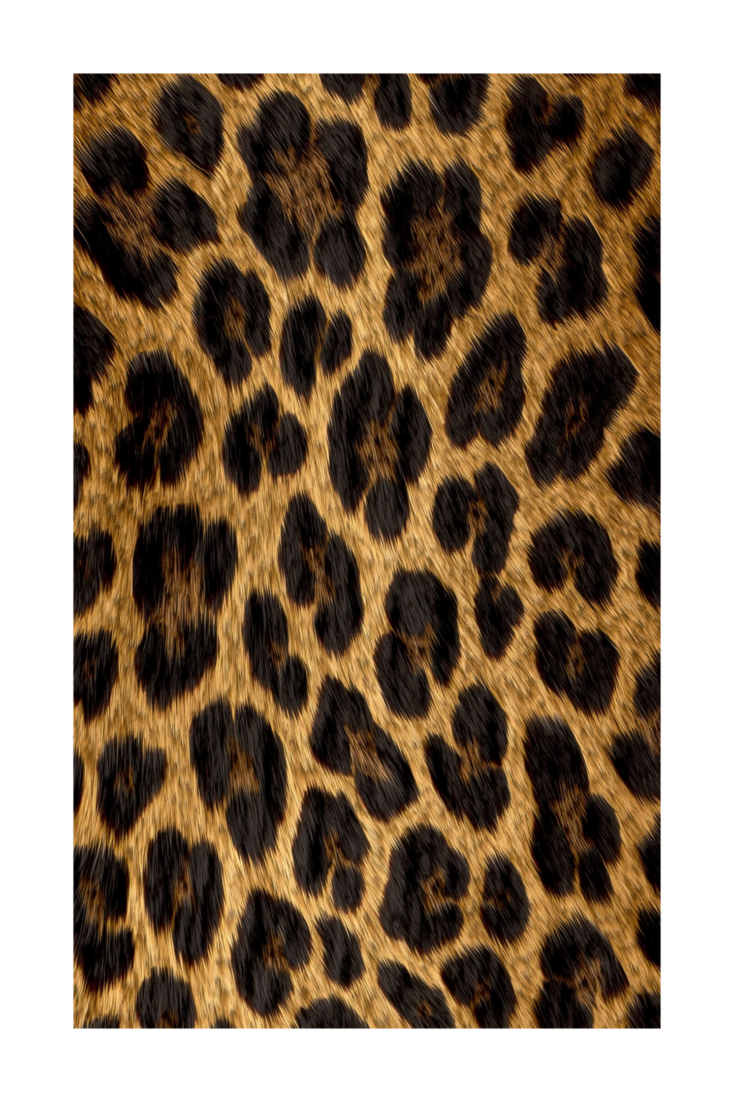 Jaguarfell-Print als transparentes Motiv, für die Crossbody Bag, vollflächig bedruckt