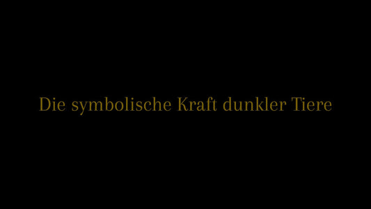 Die symbolische Kraft dunkler Tiere. Wo Bedeutung entsteht