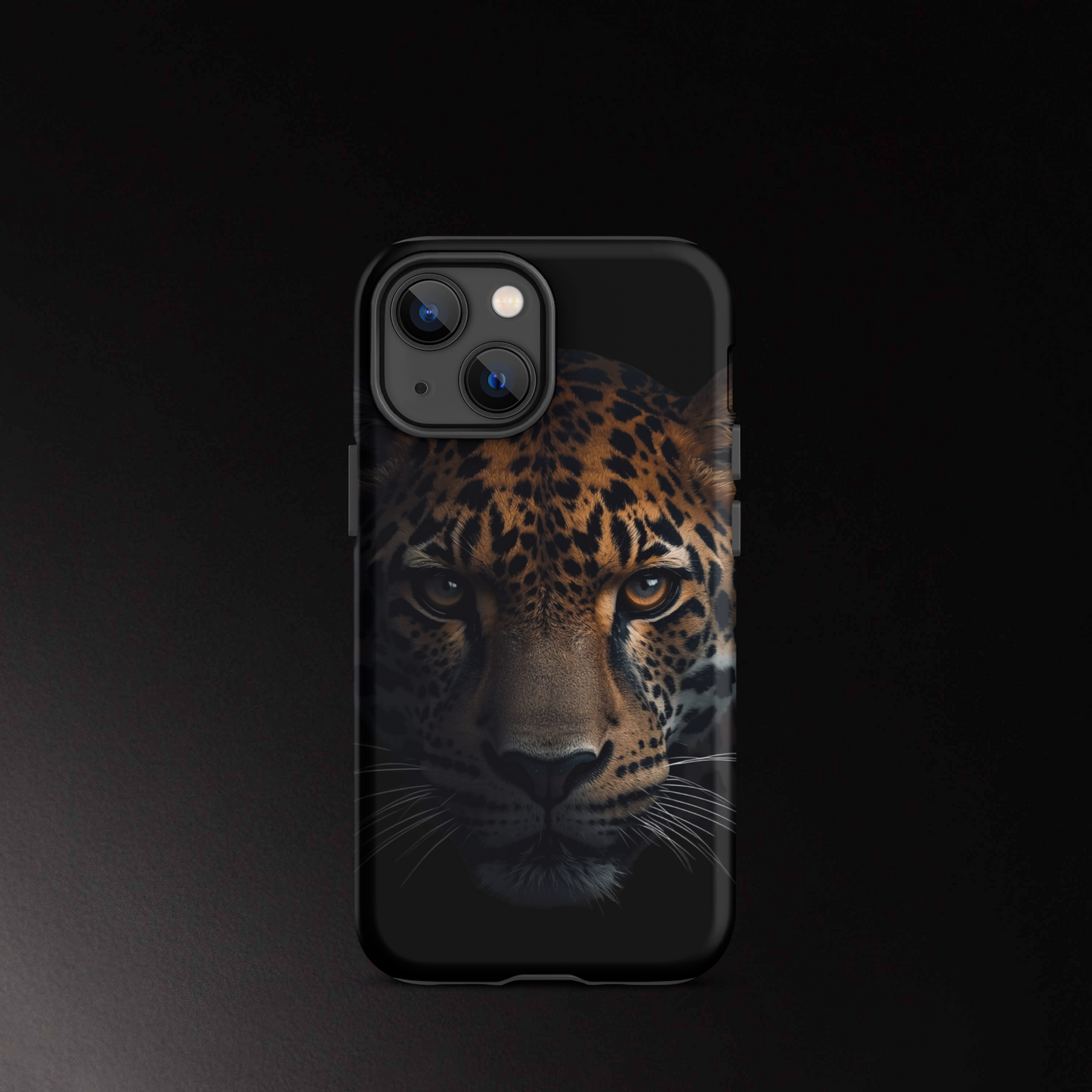 Jaguar Handyhülle für iPhone 13 Mini mit elegantem Wildkatzenmotiv