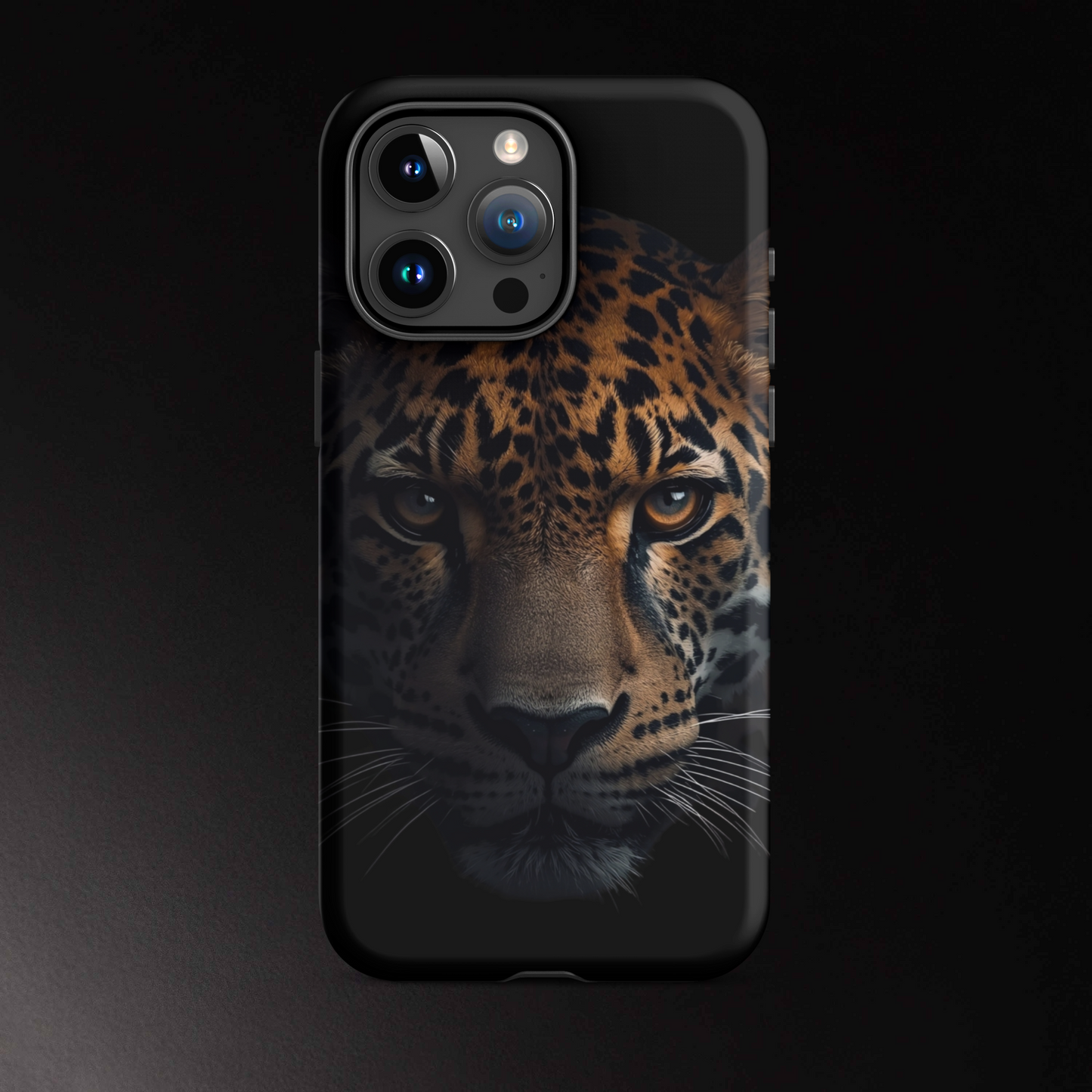 Jaguar Phone Case für iPhone 15 Pro Max mit kraftvollem Tierportrait
