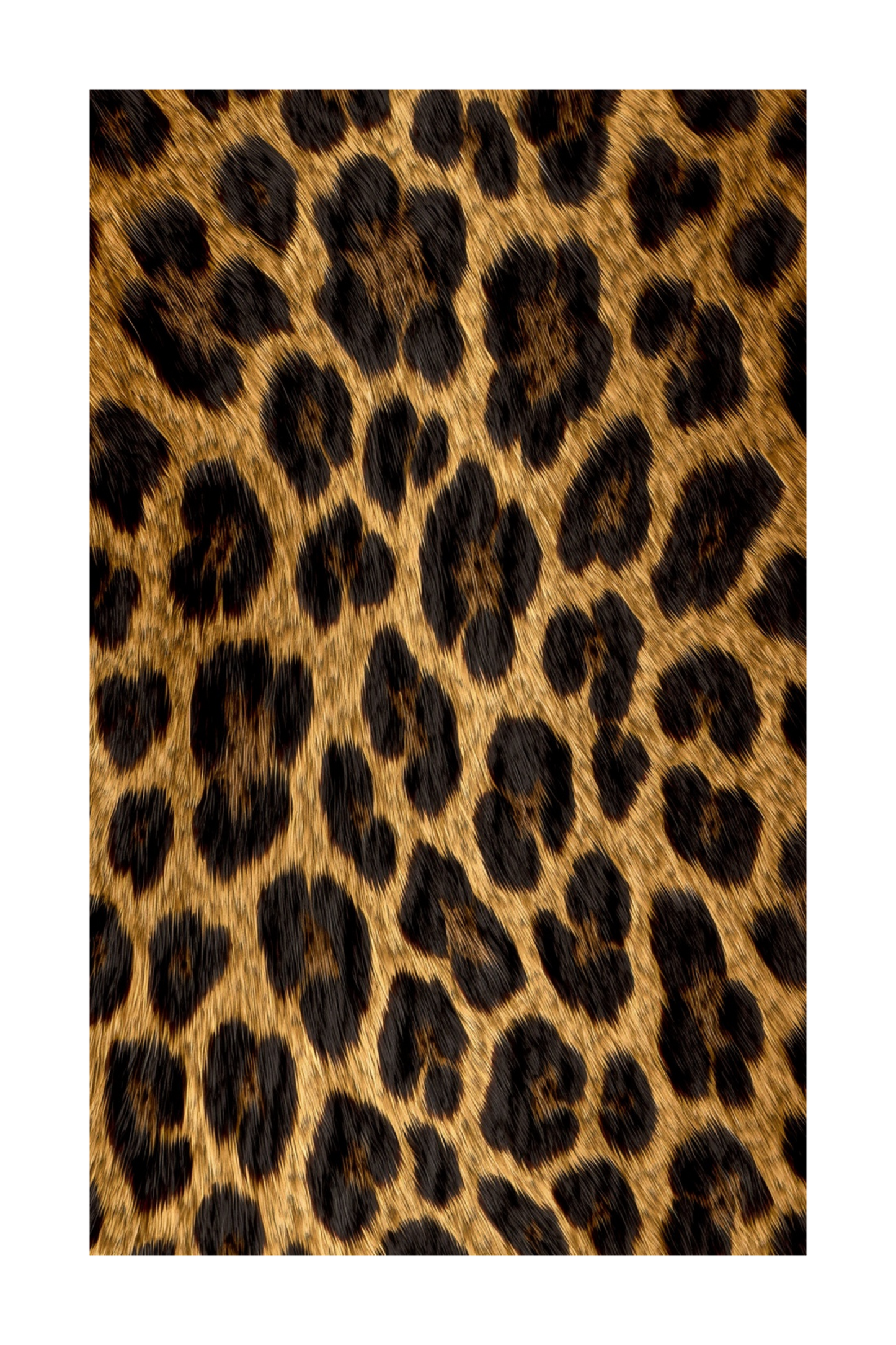 Freigestelltes luxuriöses Jaguar Animal Print
