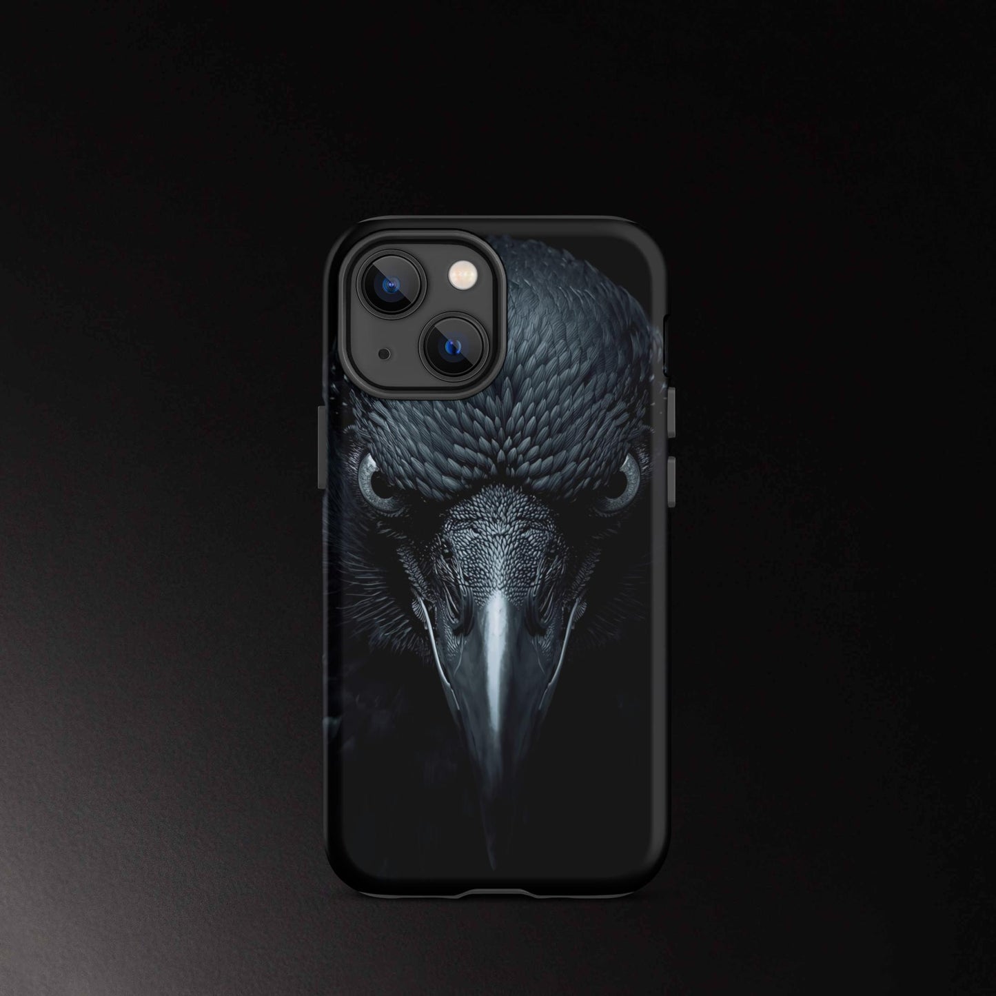 Raben Handyhülle iPhone 13 Mini mit intensivem Rabenblick