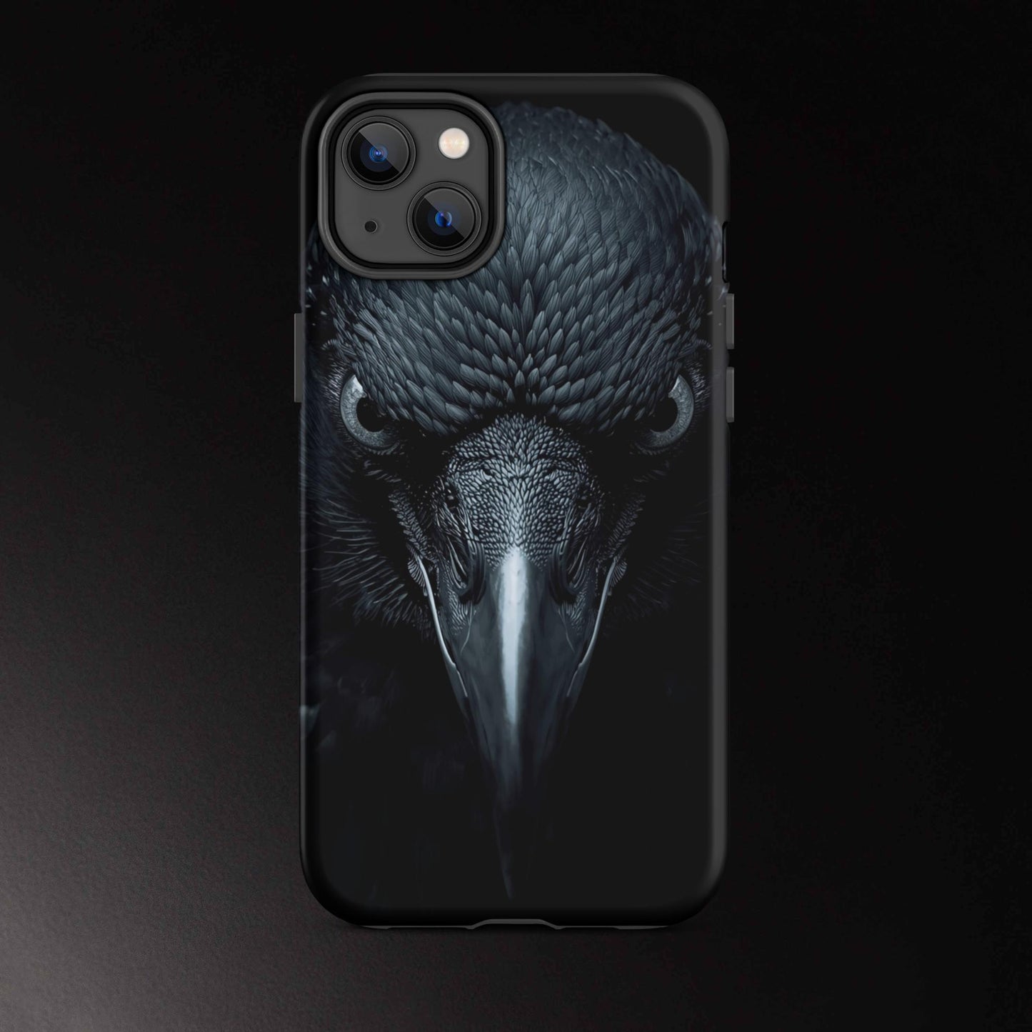 Raben Handyhülle iPhone 14 Plus mit ausdrucksstarkem Tiermotiv