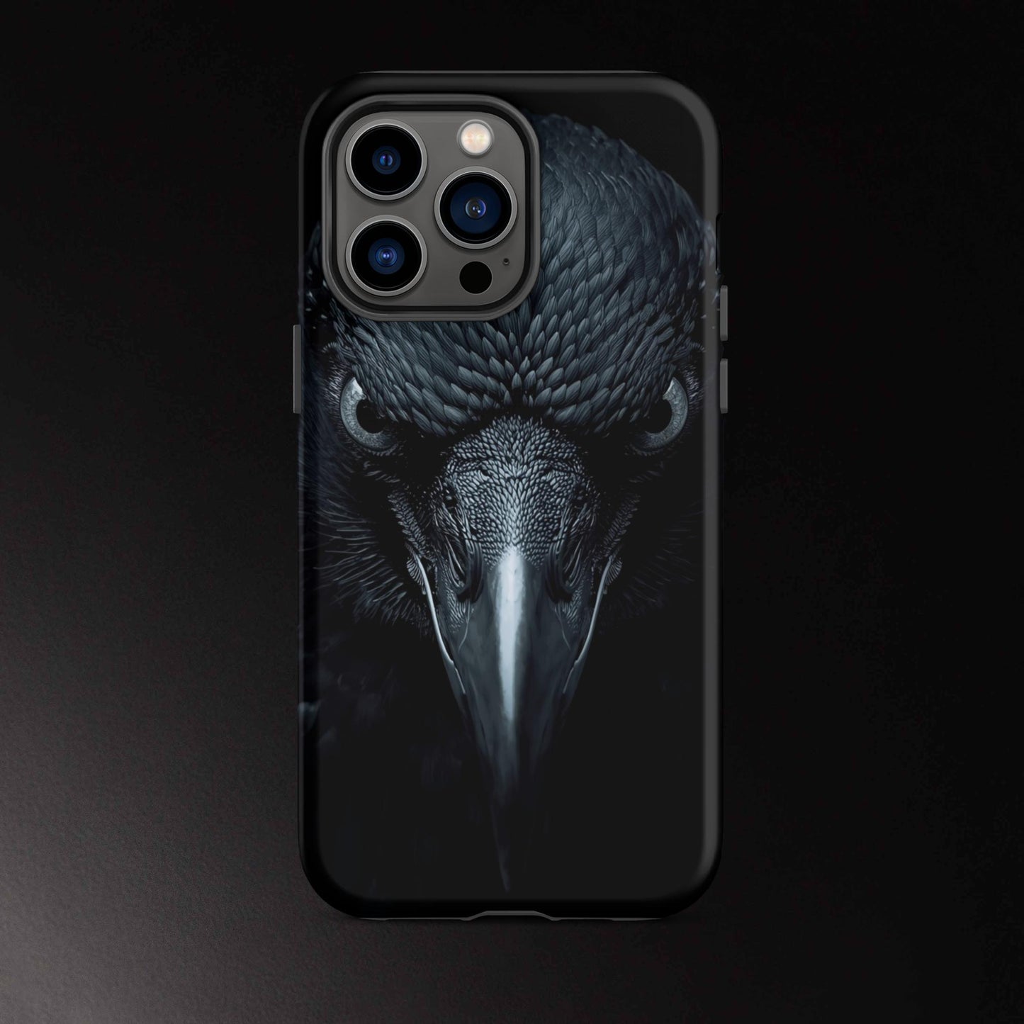 Raben Handyhülle iPhone 14 Pro Max mit dunkler, moderner Ästhetik