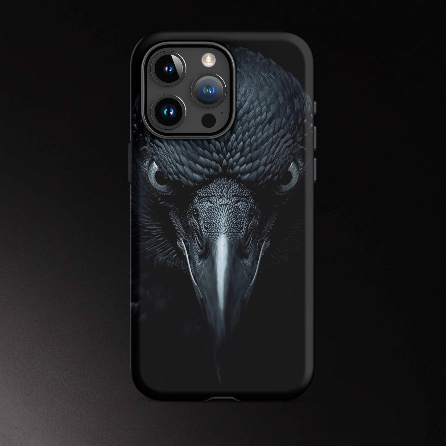 Raben Handyhülle iPhone 15 Pro Max mit intensivem Tierdesign